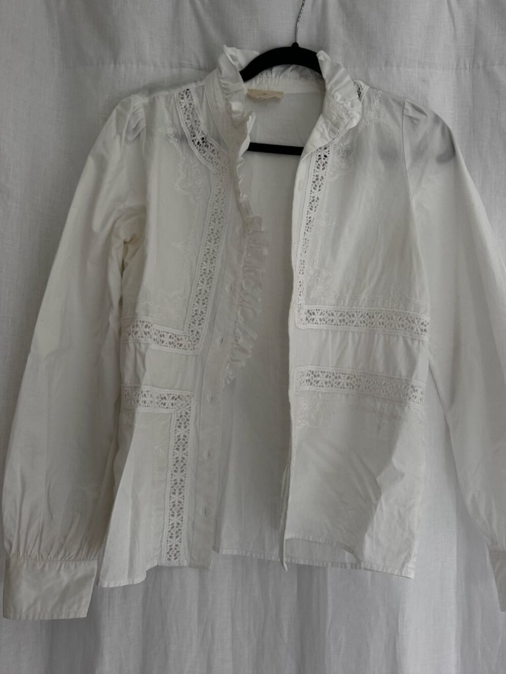 White Sezane Blouse